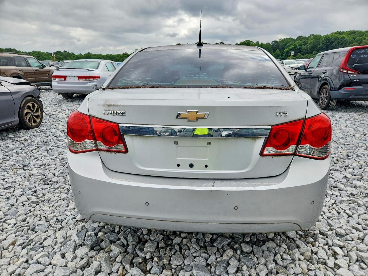 2012 Chevrolet Cruze Ltz Silver vin: 1G1PH5SC0C7232954