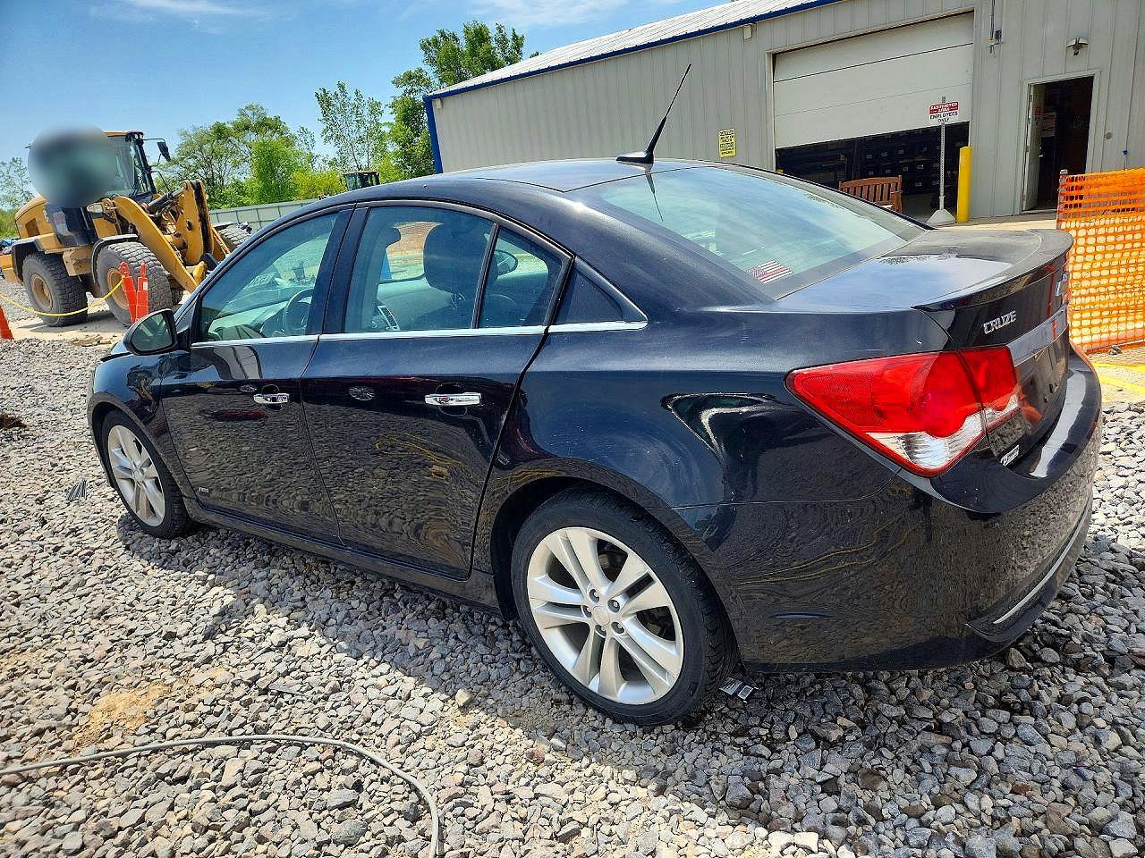 2012 Chevrolet Cruze Ltz Black vin: 1G1PH5SC0C7243212
