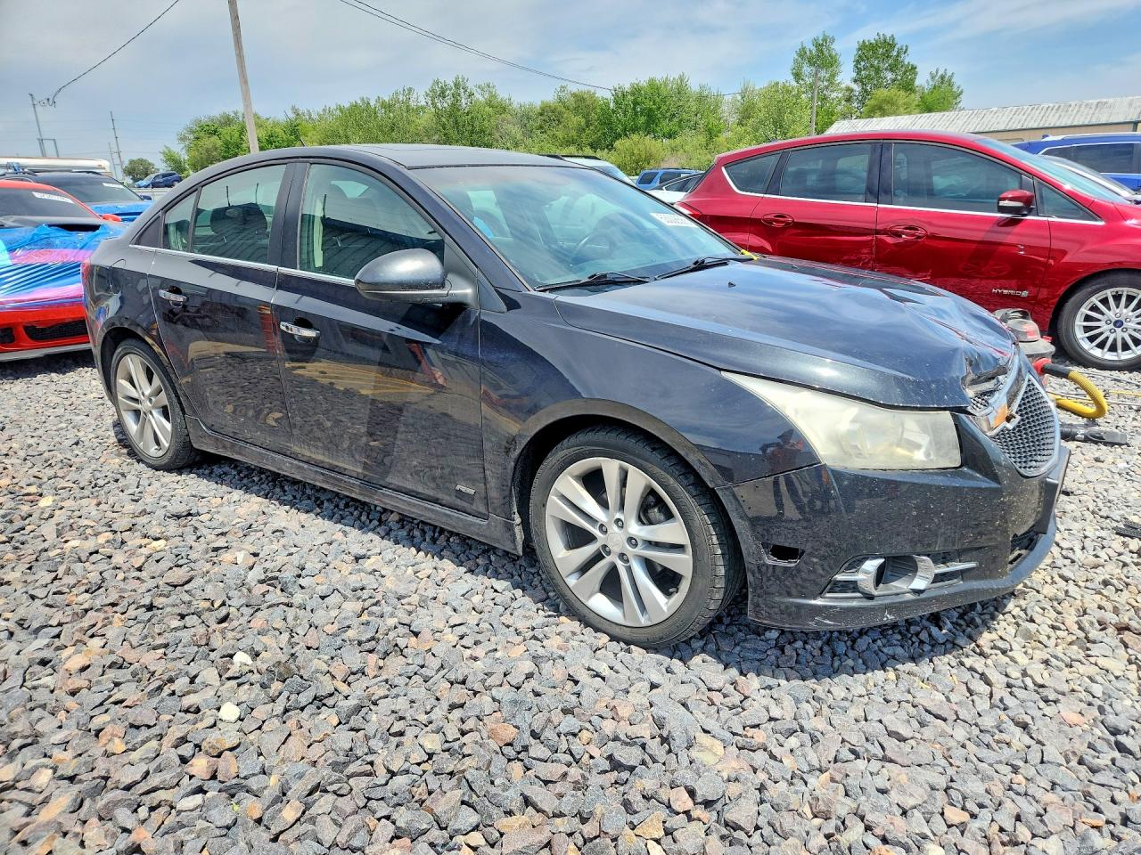 2012 Chevrolet Cruze Ltz Black vin: 1G1PH5SC0C7243212