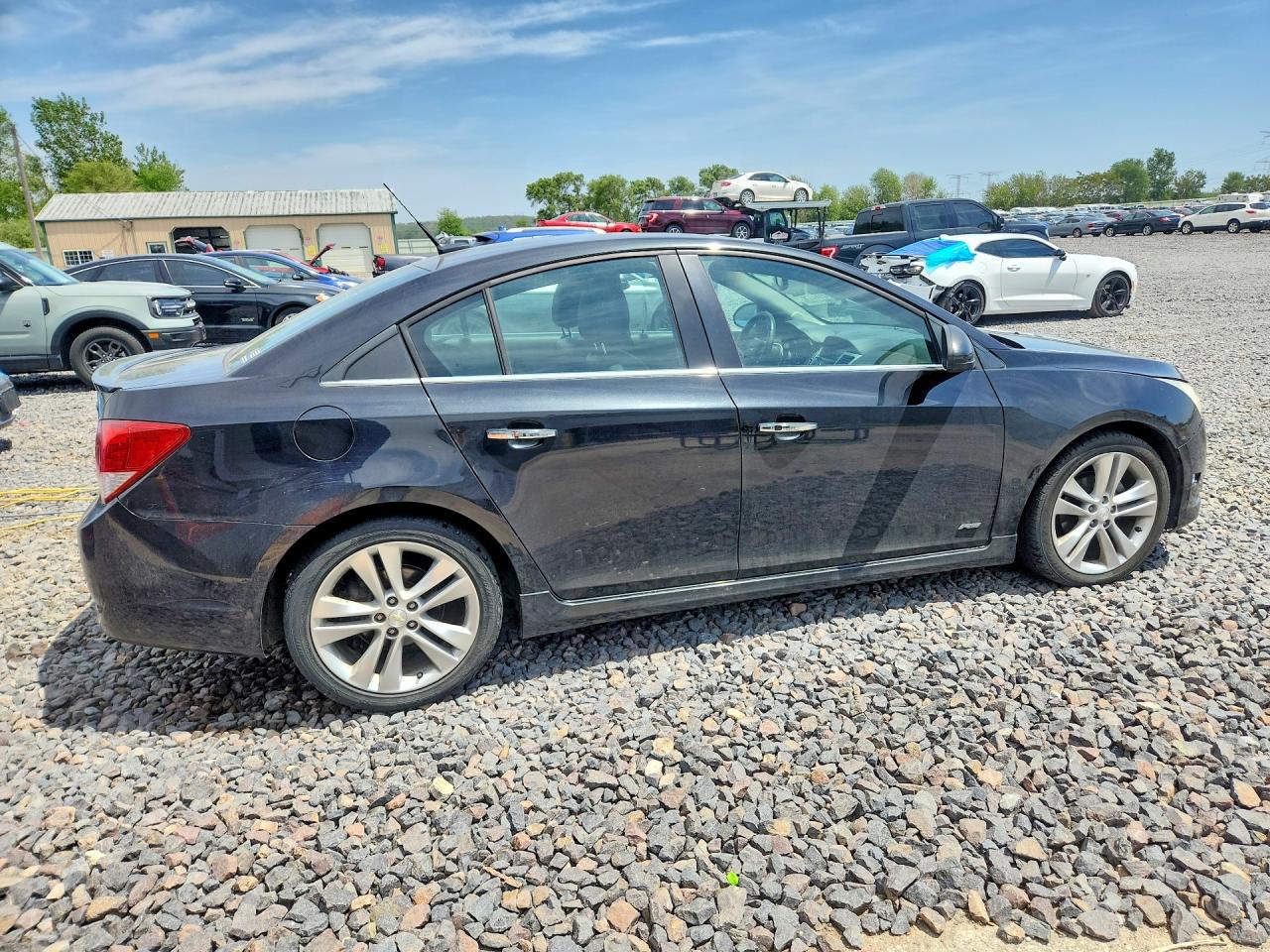 2012 Chevrolet Cruze Ltz Black vin: 1G1PH5SC0C7243212
