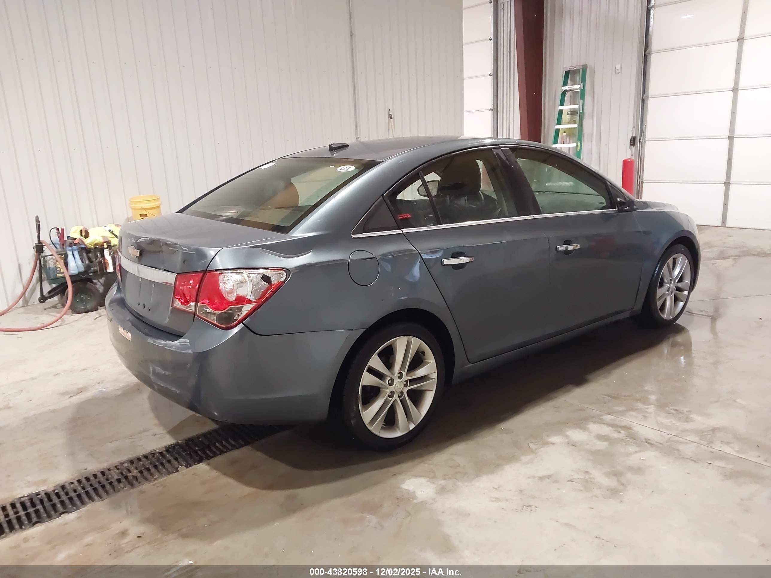 2012 Chevrolet Cruze Ltz Blue vin: 1G1PH5SC0C7304171