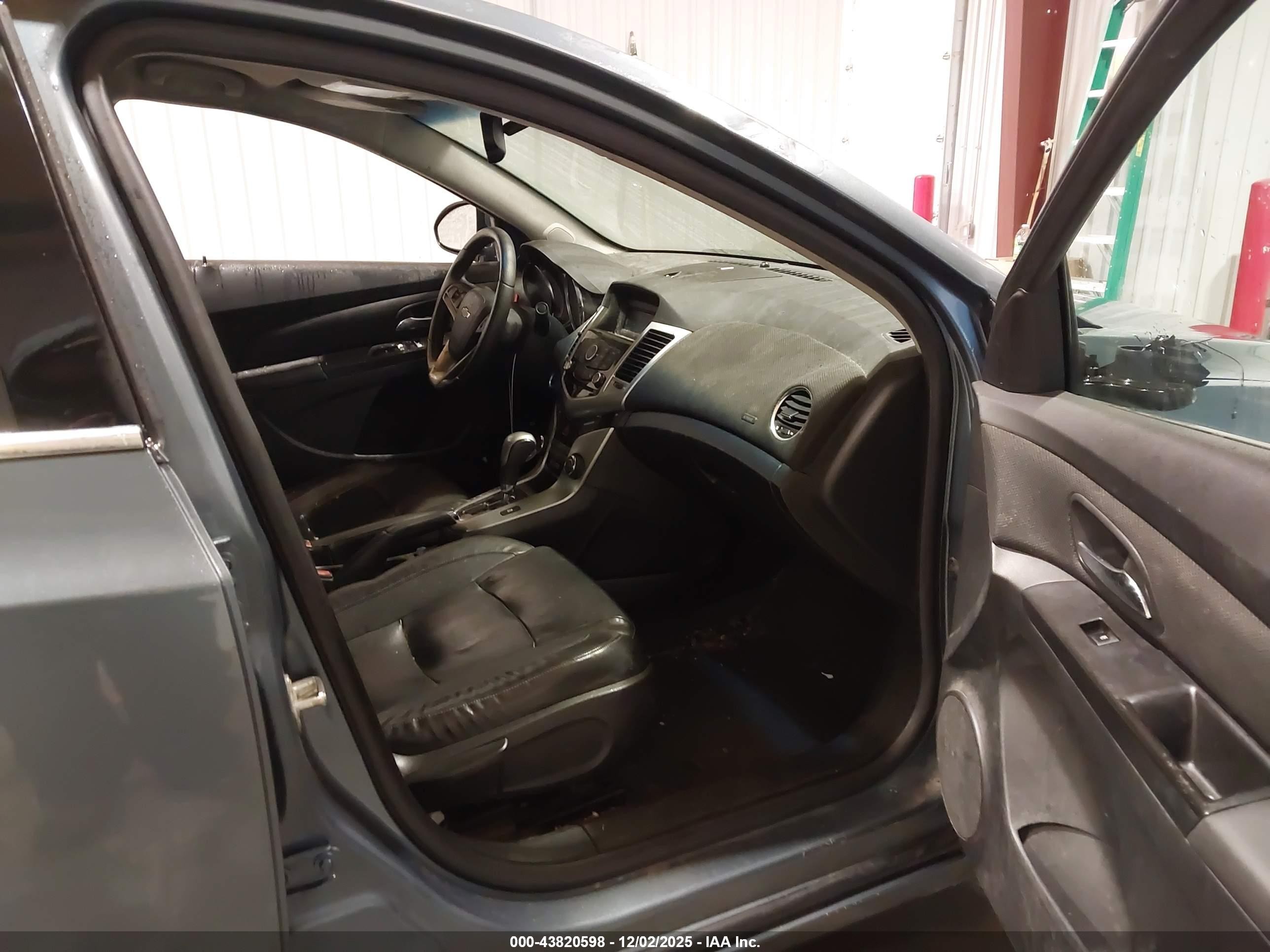 2012 Chevrolet Cruze Ltz Blue vin: 1G1PH5SC0C7304171