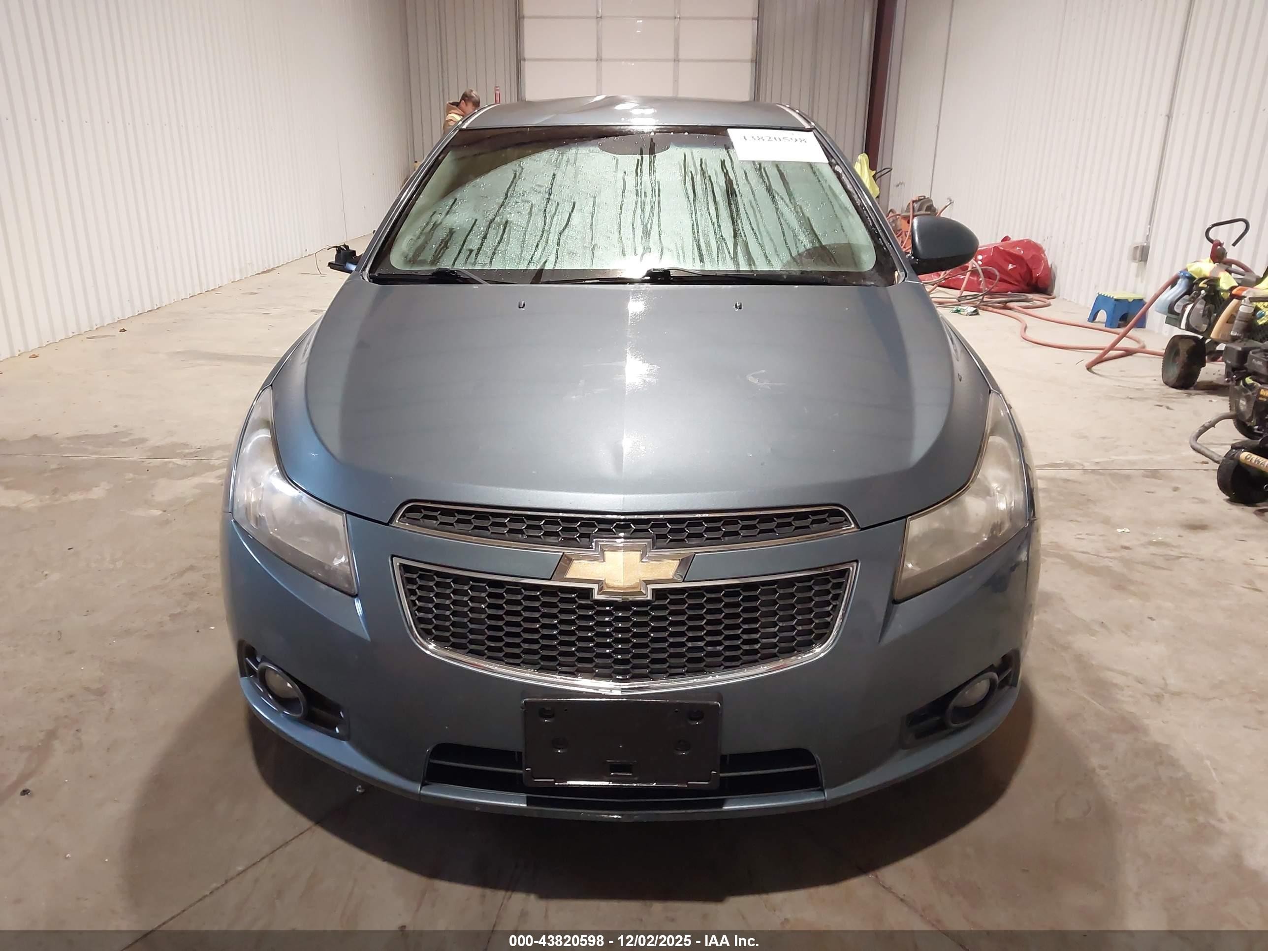 2012 Chevrolet Cruze Ltz Blue vin: 1G1PH5SC0C7304171