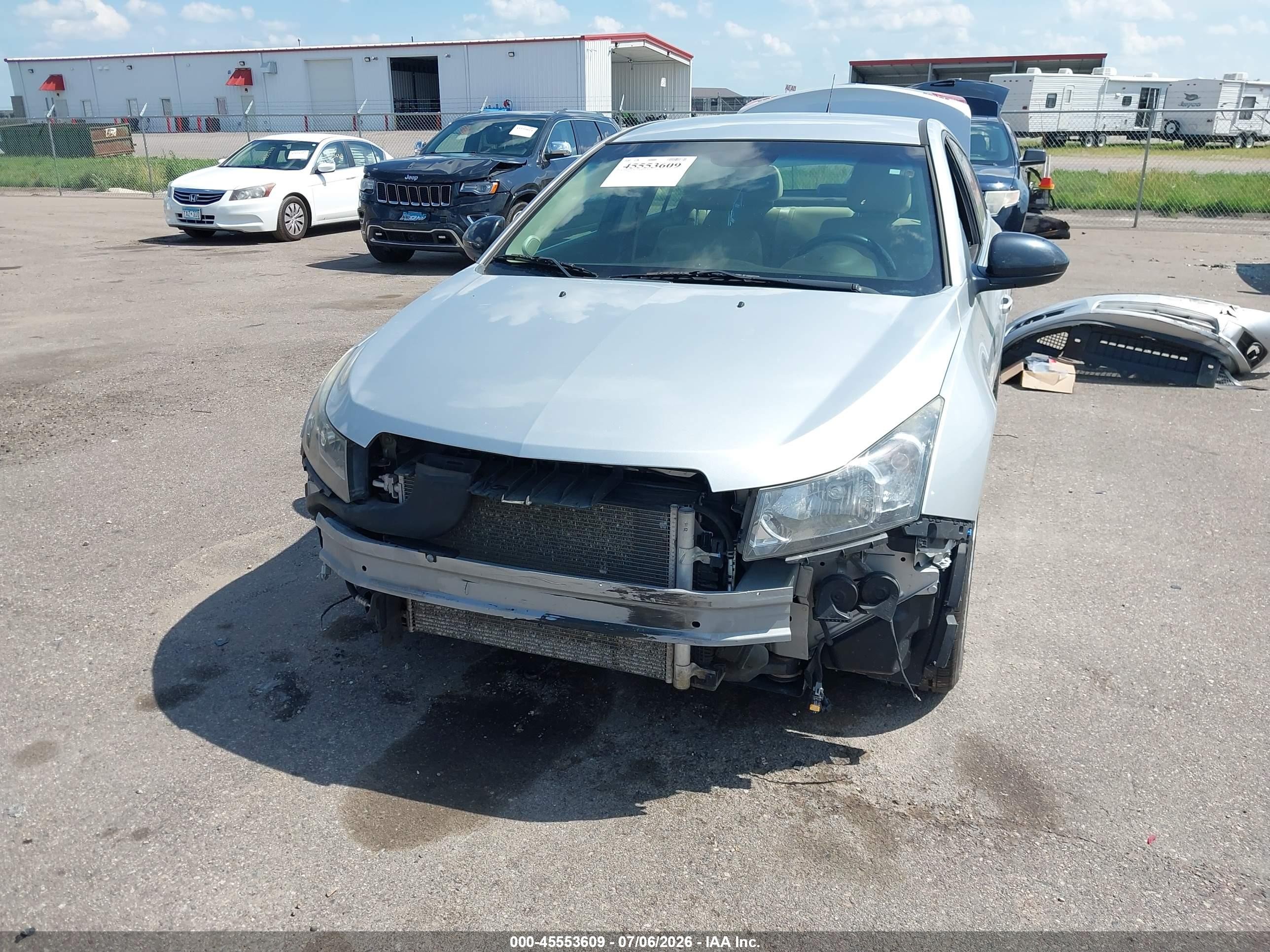 2012 Chevrolet Cruze Ltz Silver vin: 1G1PH5SC1C7142101