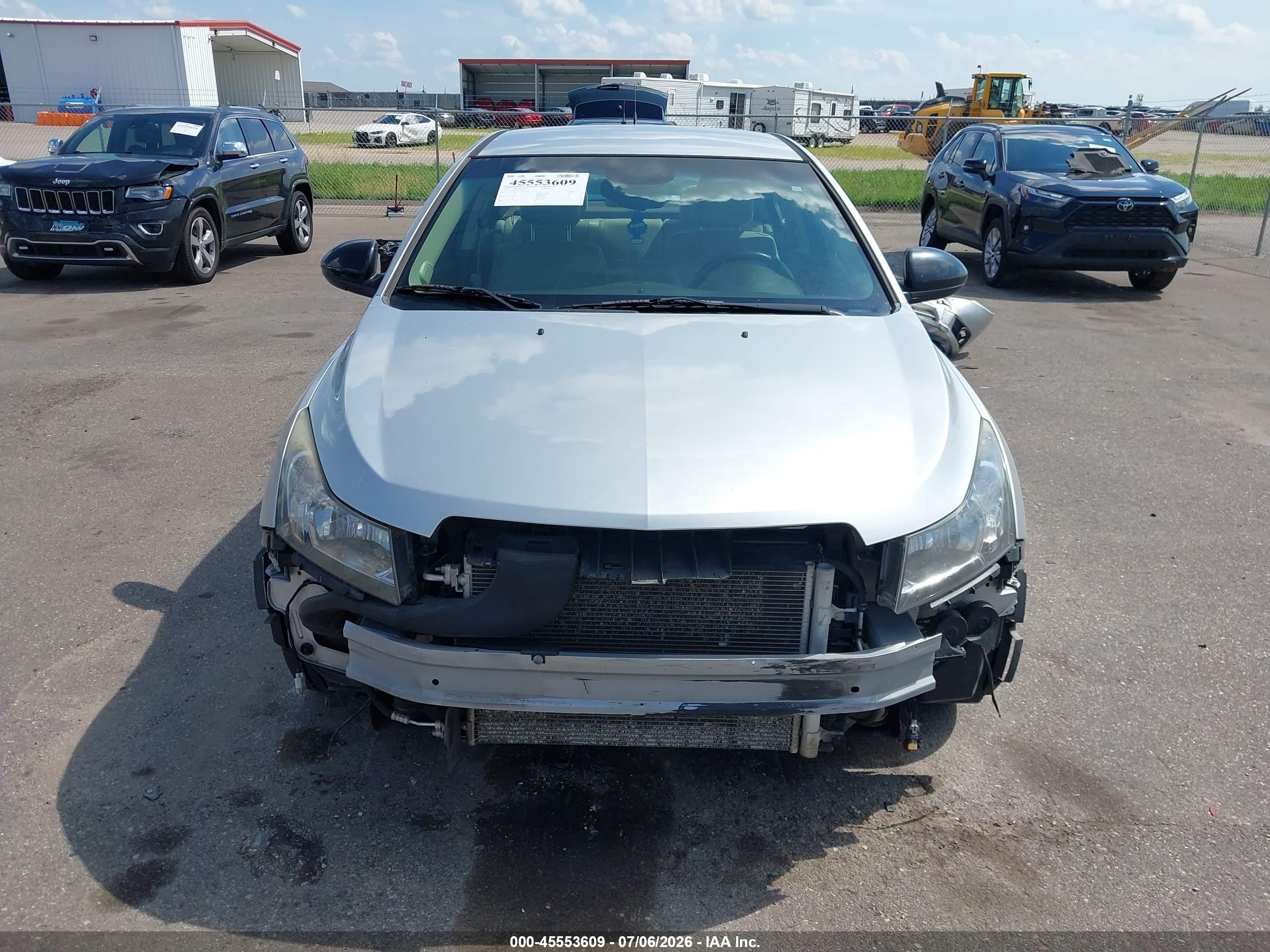 2012 Chevrolet Cruze Ltz Silver vin: 1G1PH5SC1C7142101