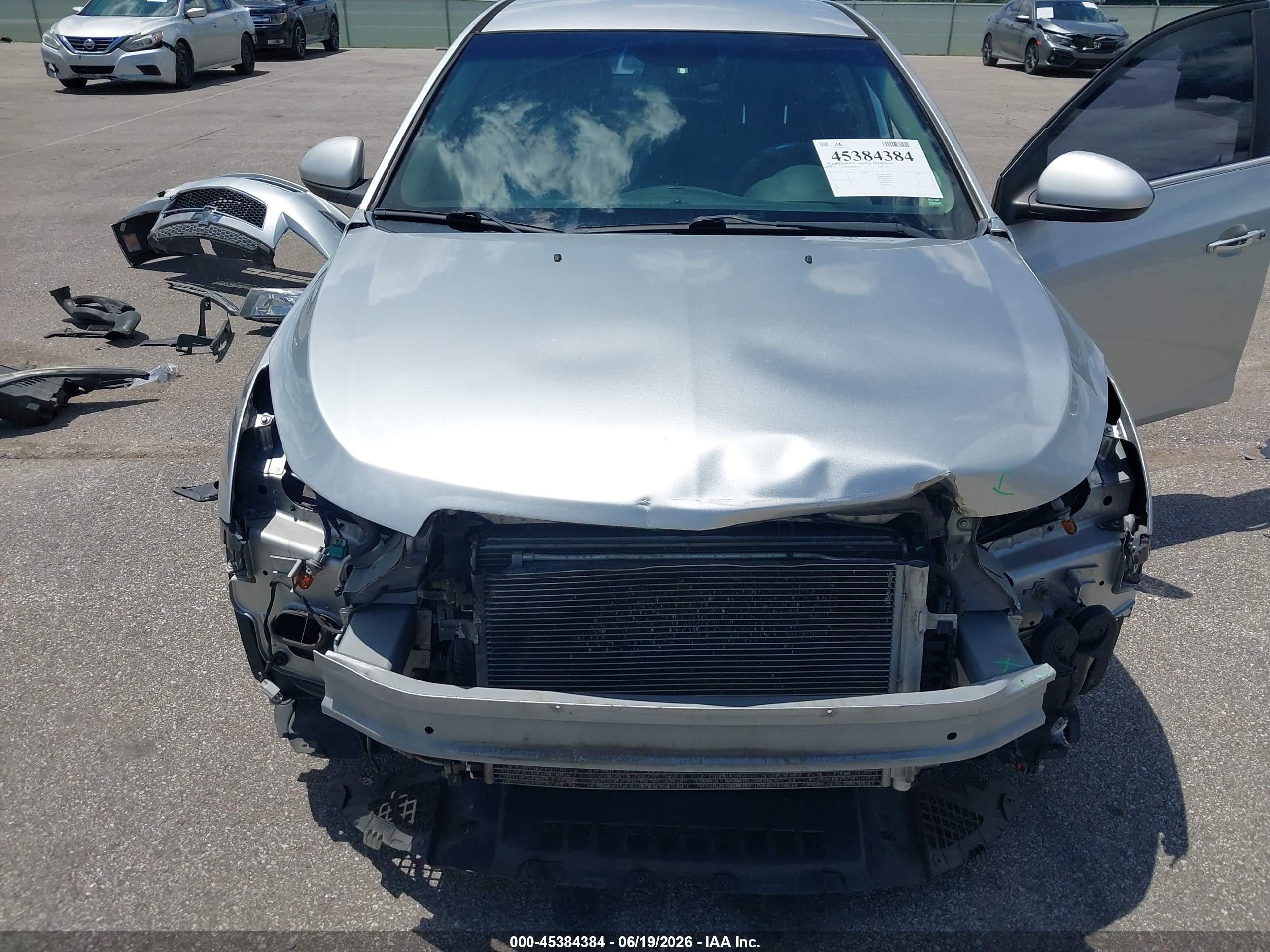 2012 Chevrolet Cruze Ltz Silver vin: 1G1PH5SC1C7145953