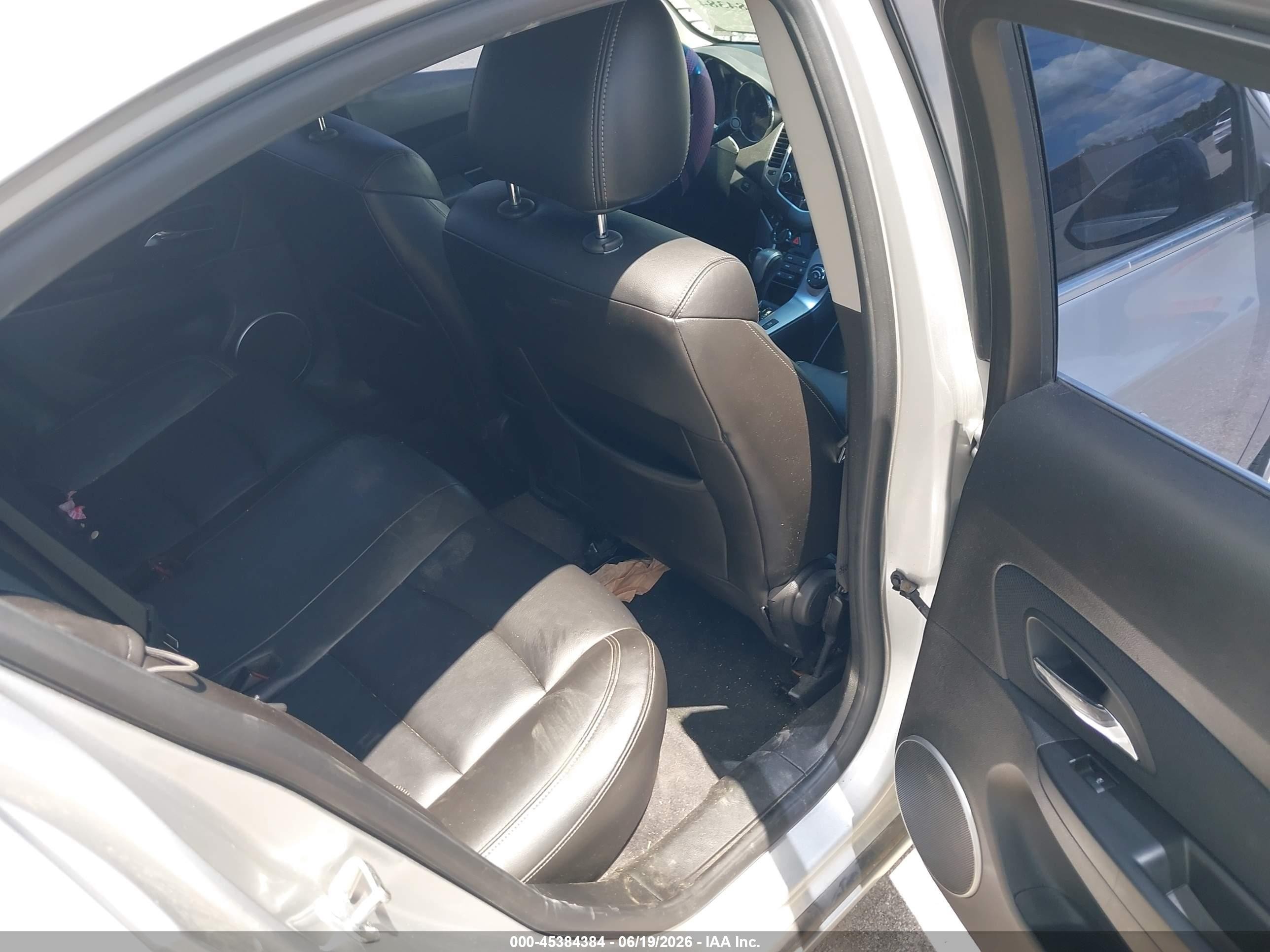 2012 Chevrolet Cruze Ltz Silver vin: 1G1PH5SC1C7145953