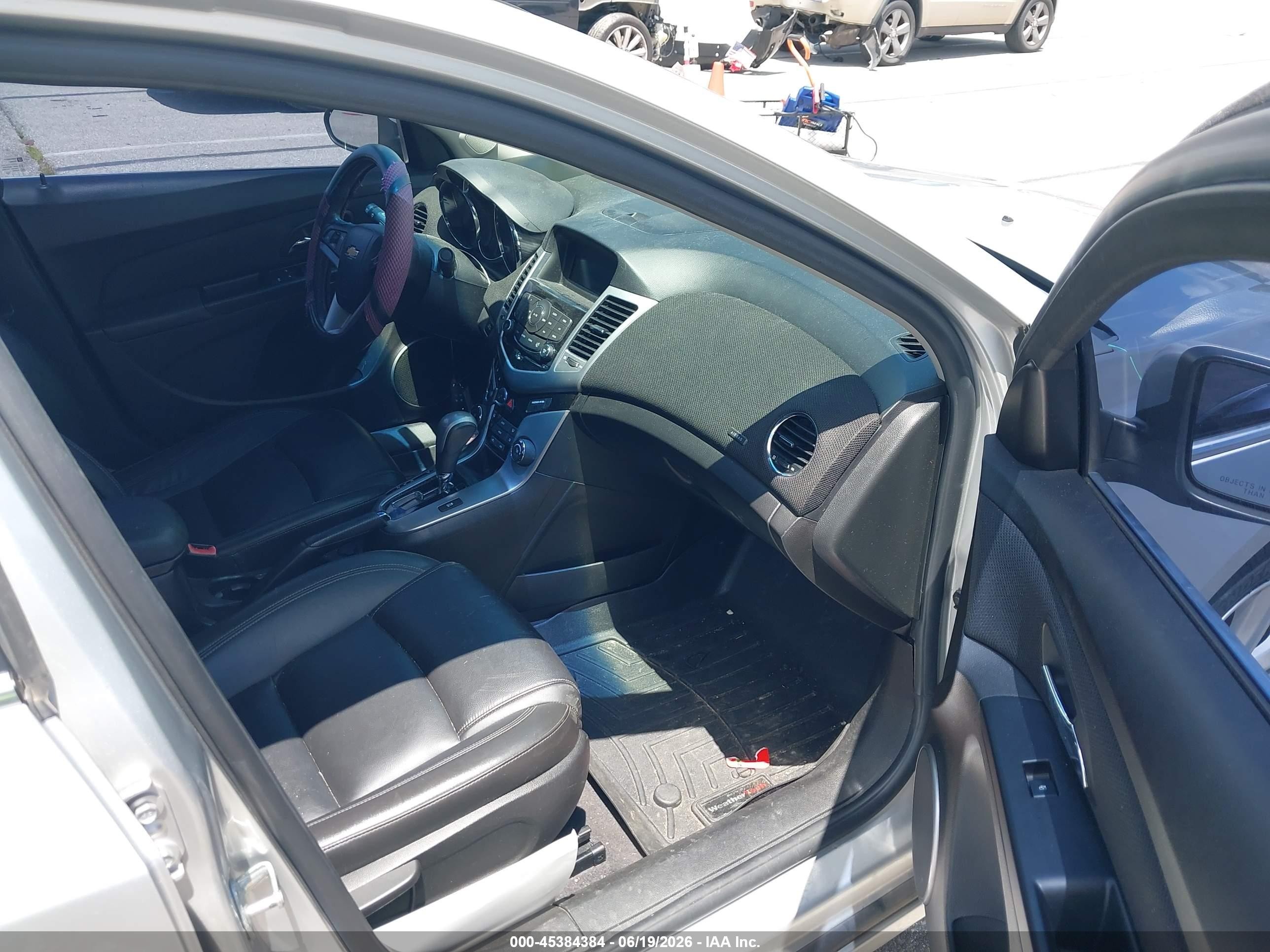 2012 Chevrolet Cruze Ltz Silver vin: 1G1PH5SC1C7145953