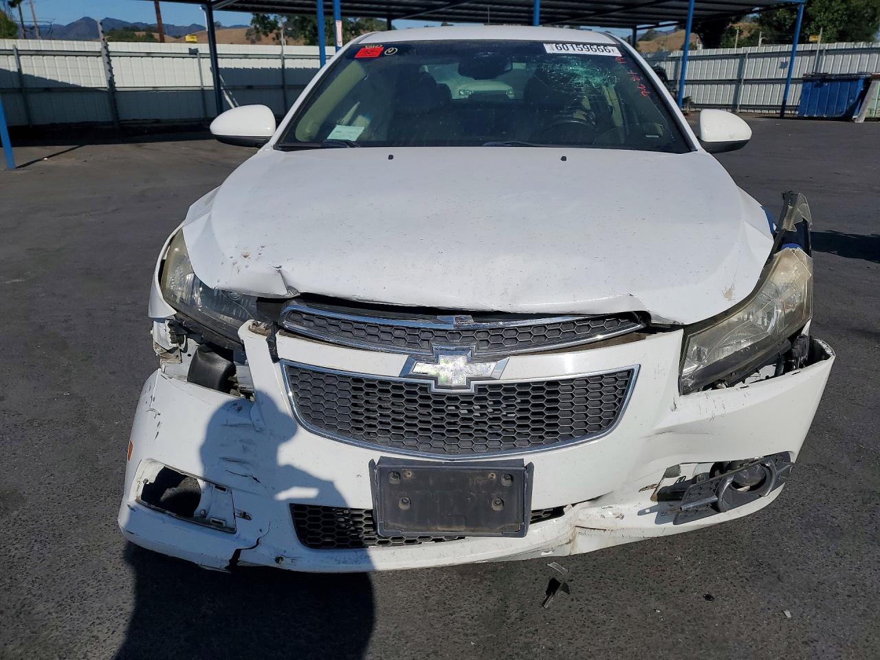 2012 Chevrolet Cruze Ltz White vin: 1G1PH5SC1C7302056