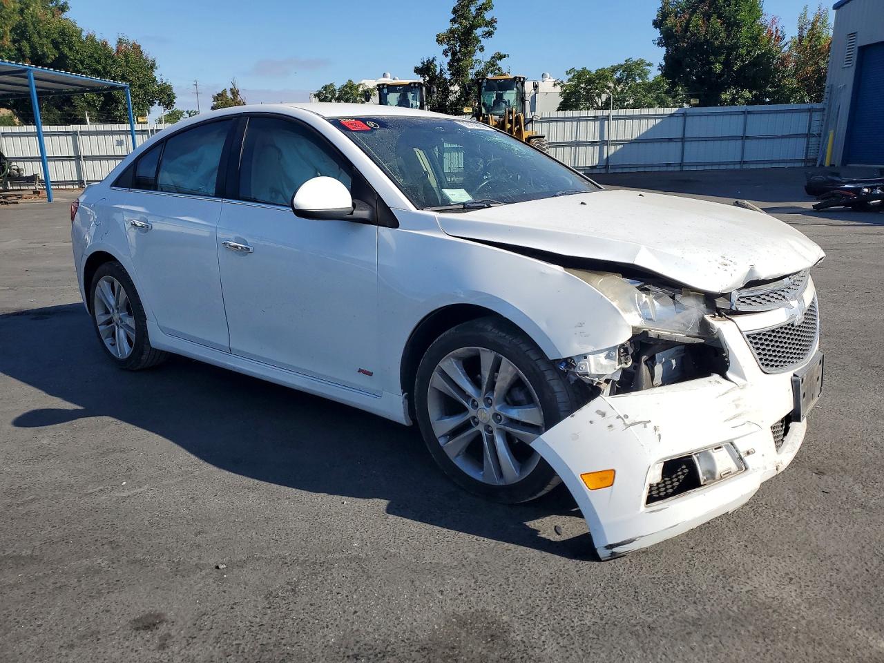 2012 Chevrolet Cruze Ltz White vin: 1G1PH5SC1C7302056