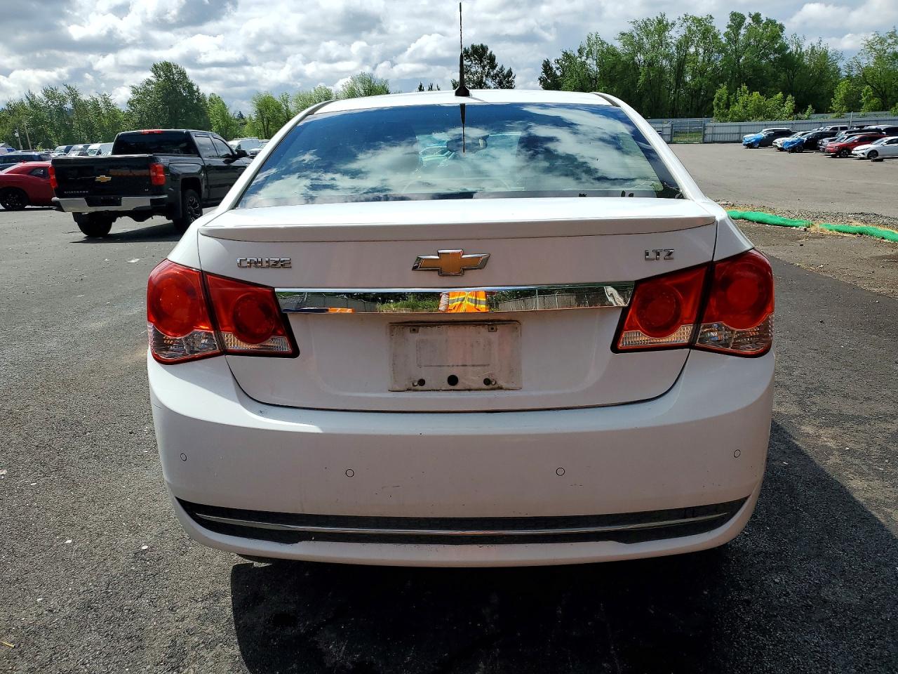 2012 Chevrolet Cruze Ltz White vin: 1G1PH5SC1C7386279
