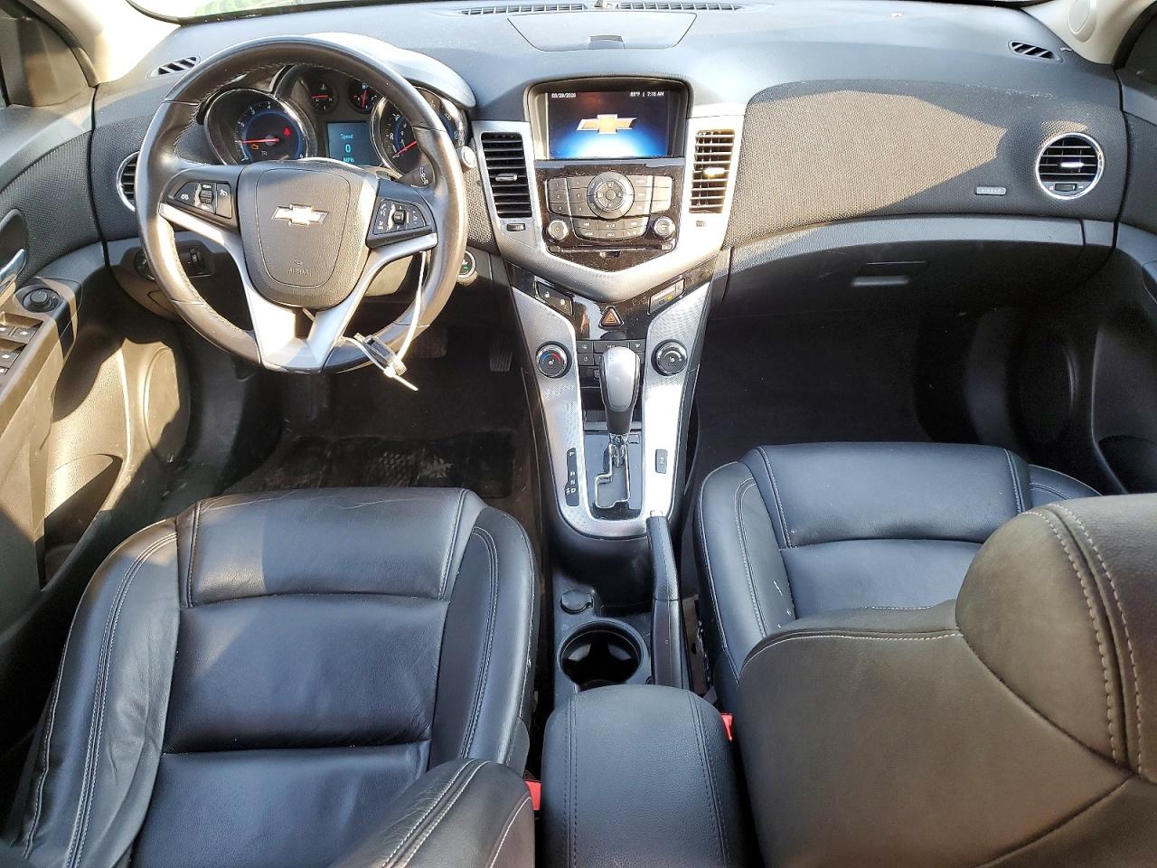 2012 Chevrolet Cruze Ltz Black vin: 1G1PH5SC1C7397489