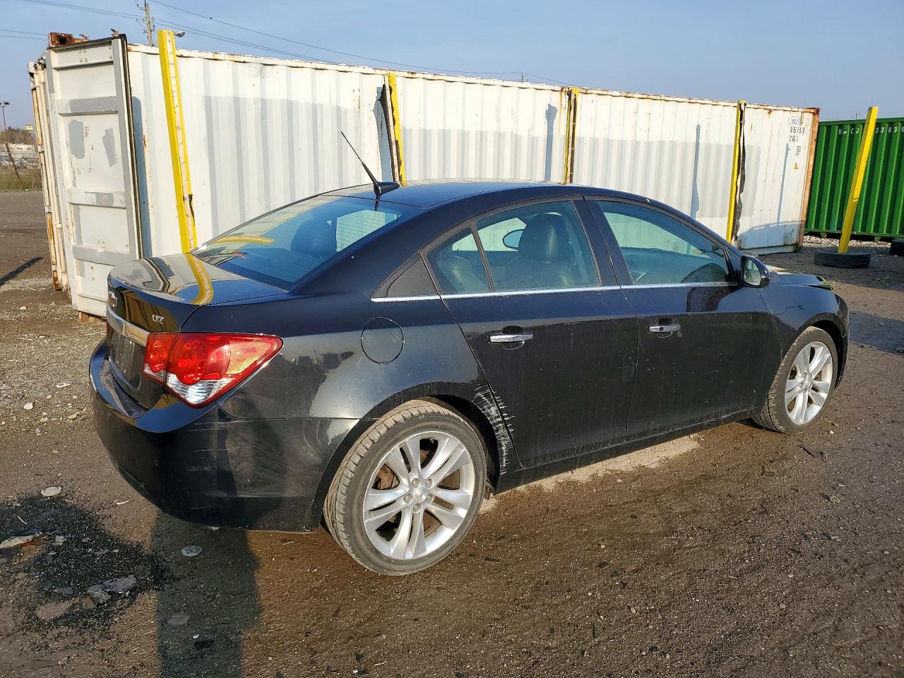 2012 Chevrolet Cruze Ltz Black vin: 1G1PH5SC1C7397489