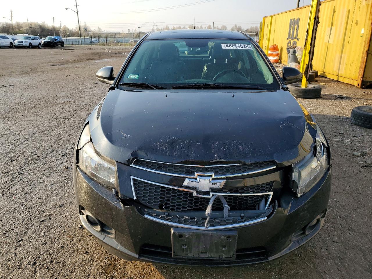 2012 Chevrolet Cruze Ltz Black vin: 1G1PH5SC1C7397489