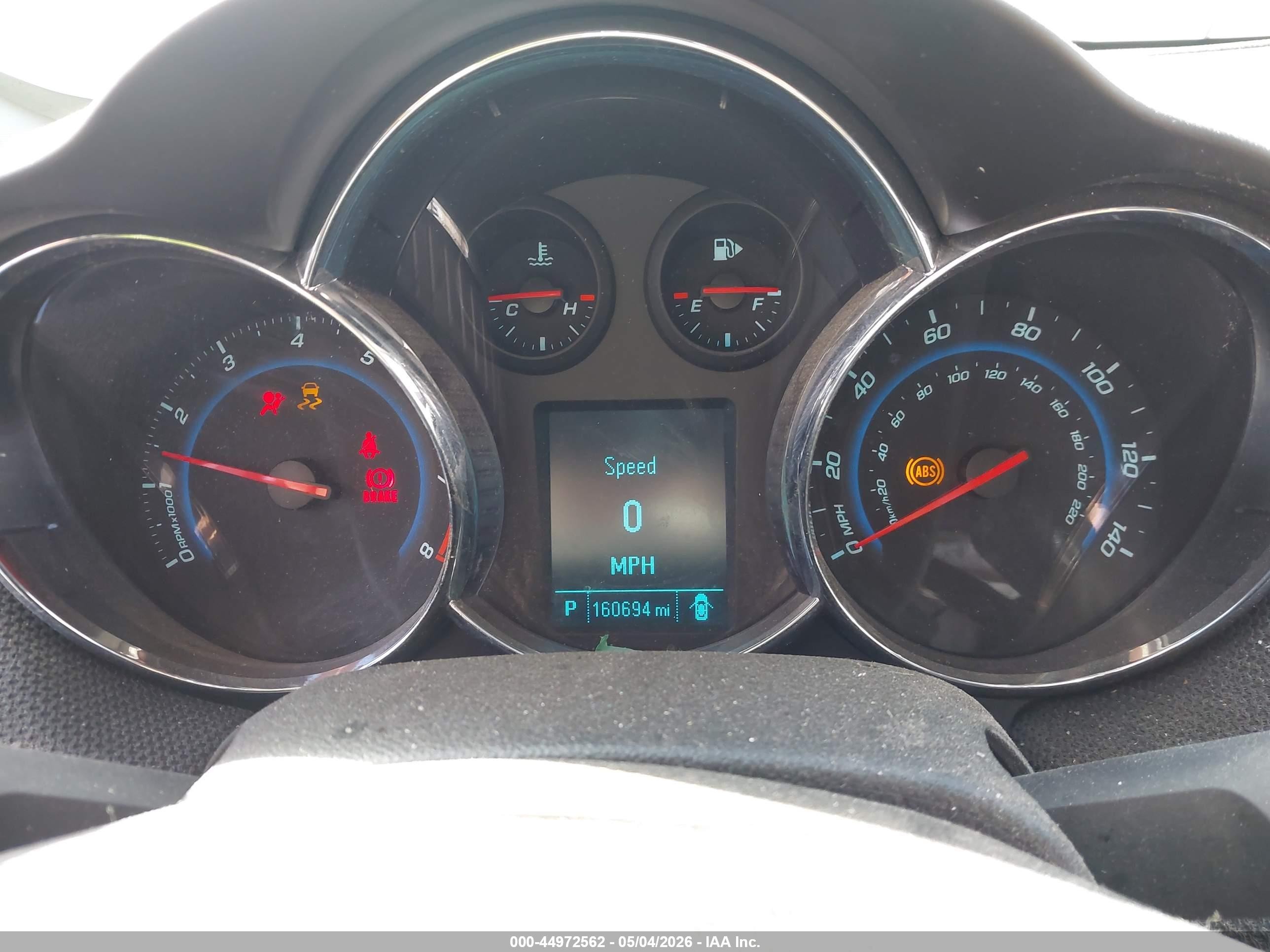 2012 Chevrolet Cruze Ltz Light Blue vin: 1G1PH5SC2C7224113