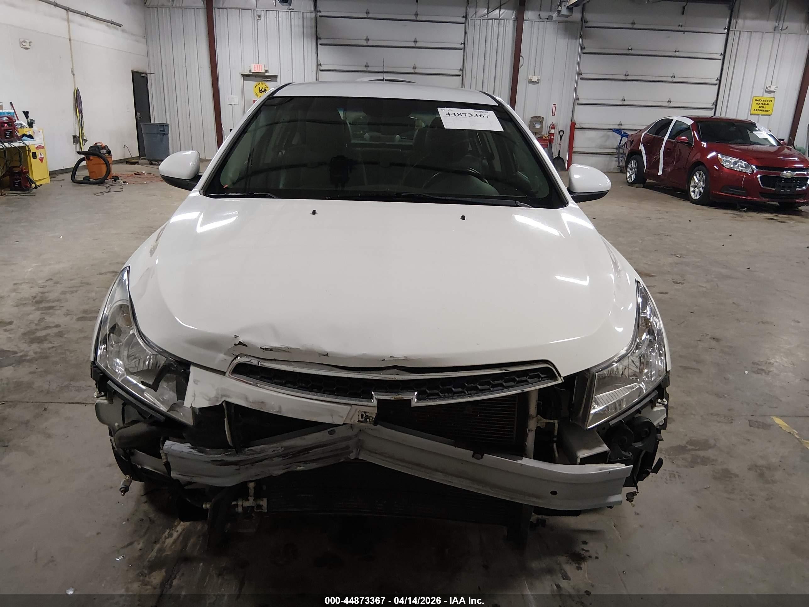 2012 Chevrolet Cruze Ltz White vin: 1G1PH5SC2C7308500