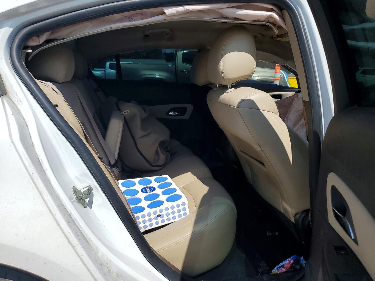 2012 Chevrolet Cruze Ltz White vin: 1G1PH5SC2C7383407