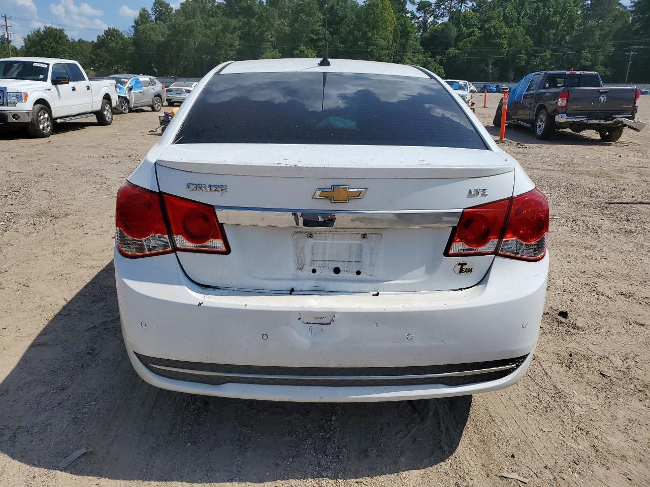 2012 Chevrolet Cruze Ltz White vin: 1G1PH5SC2C7383407
