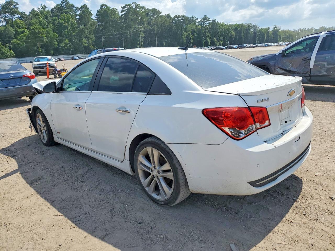 2012 Chevrolet Cruze Ltz White vin: 1G1PH5SC2C7383407