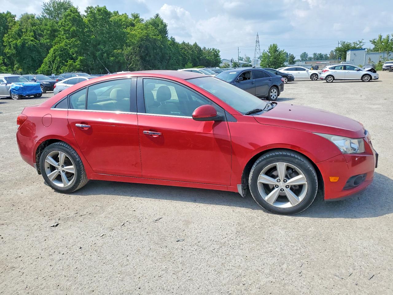 2012 Chevrolet Cruze Ltz Темно-бордовый vin: 1G1PH5SC3C7143606