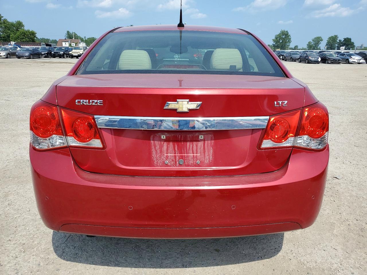 2012 Chevrolet Cruze Ltz Темно-бордовый vin: 1G1PH5SC3C7143606