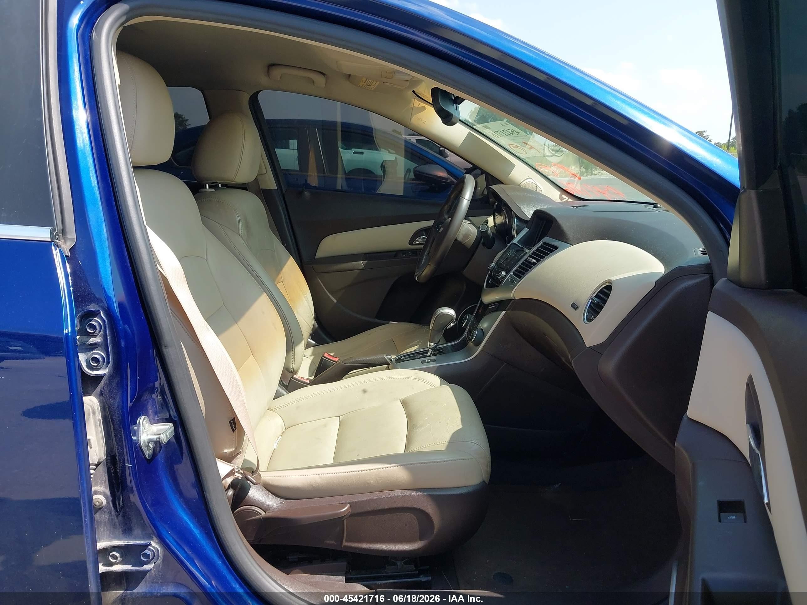 2012 Chevrolet Cruze Ltz Черный vin: 1G1PH5SC3C7201679