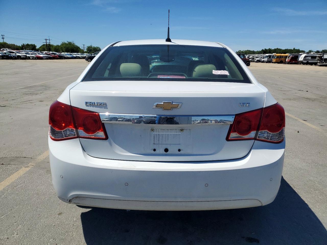 2012 Chevrolet Cruze Ltz White vin: 1G1PH5SC5C7231900
