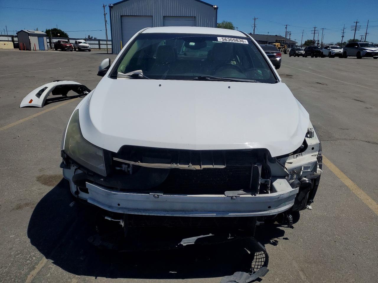 2012 Chevrolet Cruze Ltz White vin: 1G1PH5SC5C7231900