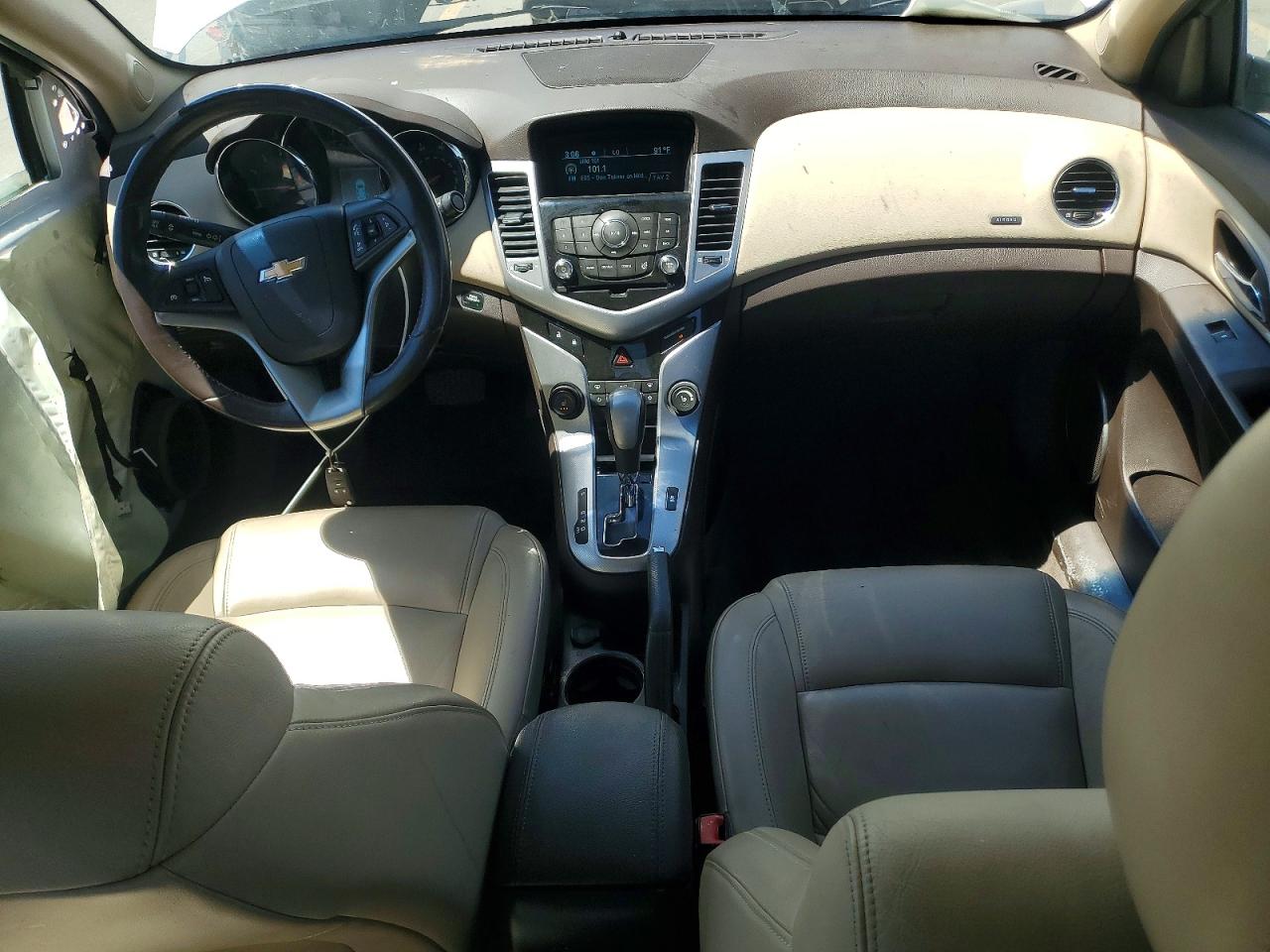 2012 Chevrolet Cruze Ltz White vin: 1G1PH5SC5C7231900