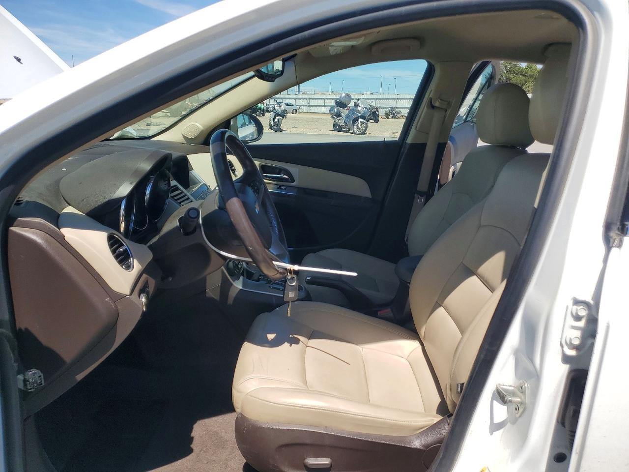 2012 Chevrolet Cruze Ltz White vin: 1G1PH5SC5C7231900