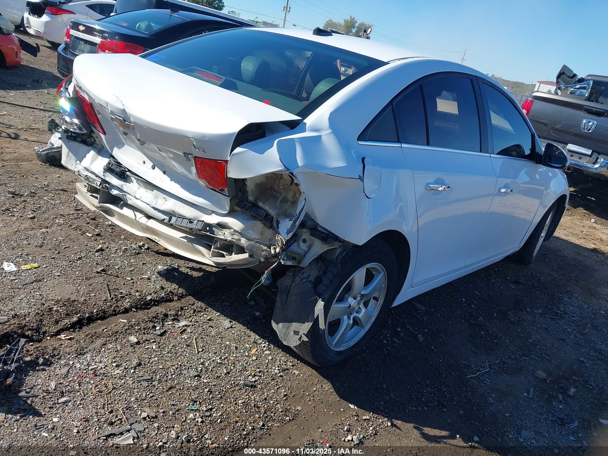 2012 Chevrolet Cruze Ltz White vin: 1G1PH5SC5C7266288