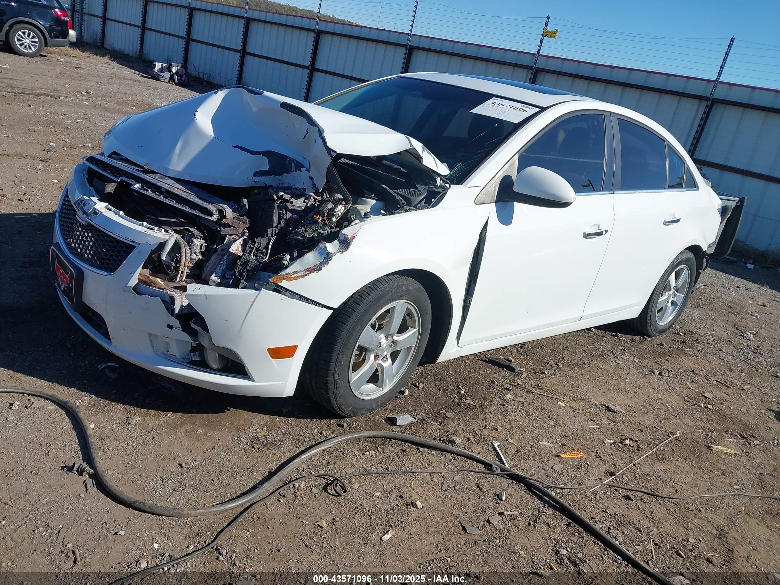 2012 Chevrolet Cruze Ltz White vin: 1G1PH5SC5C7266288