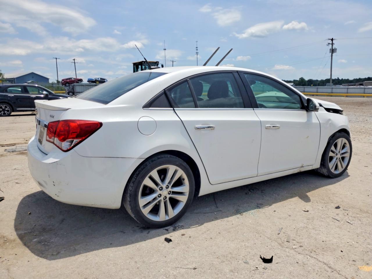 2012 Chevrolet Cruze Ltz White vin: 1G1PH5SC6C7144121