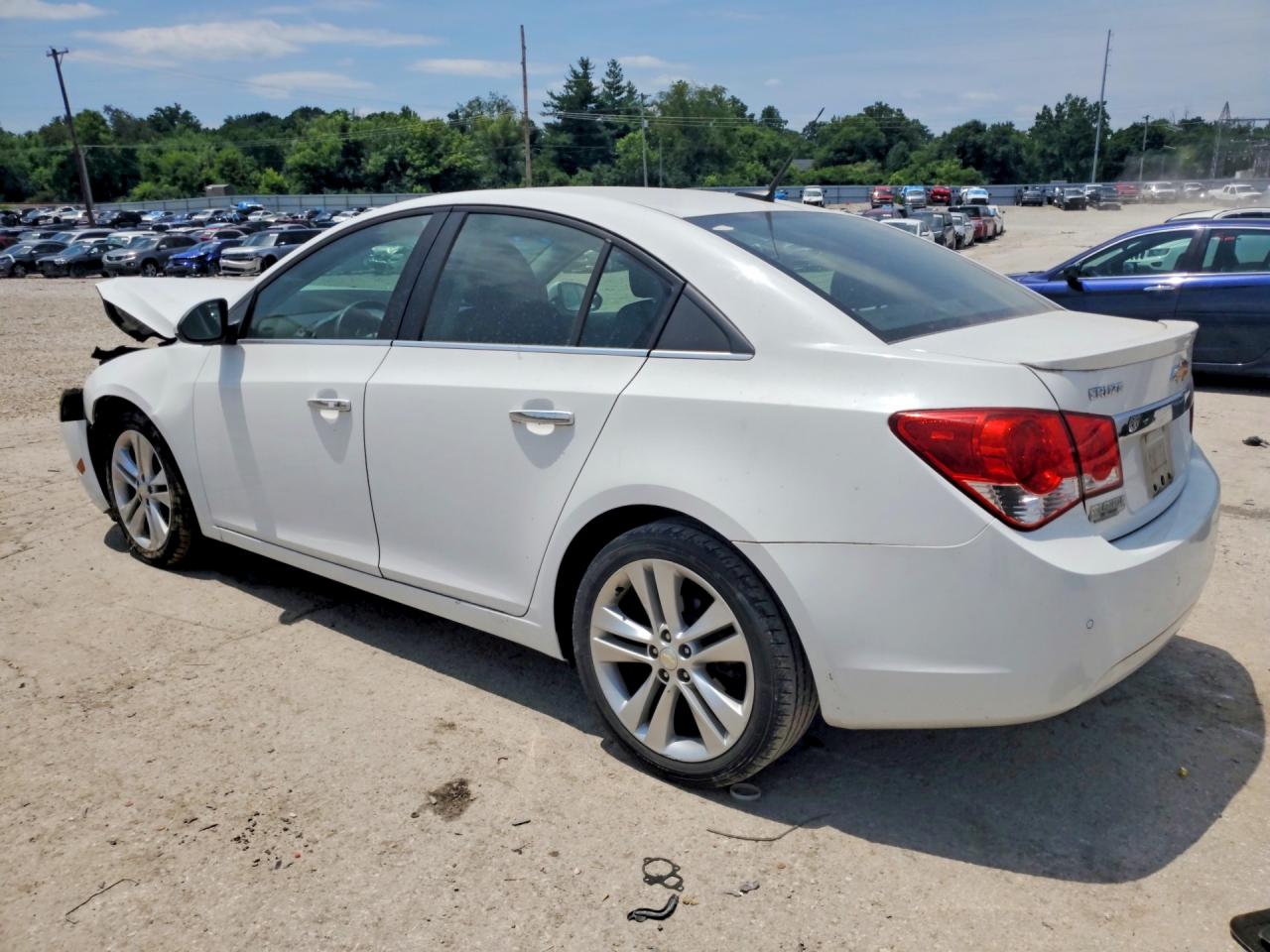 2012 Chevrolet Cruze Ltz White vin: 1G1PH5SC6C7144121