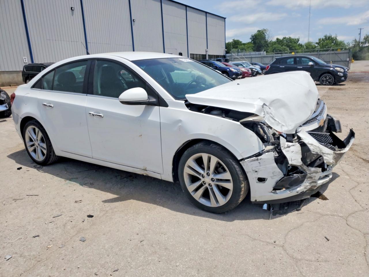 2012 Chevrolet Cruze Ltz White vin: 1G1PH5SC6C7144121