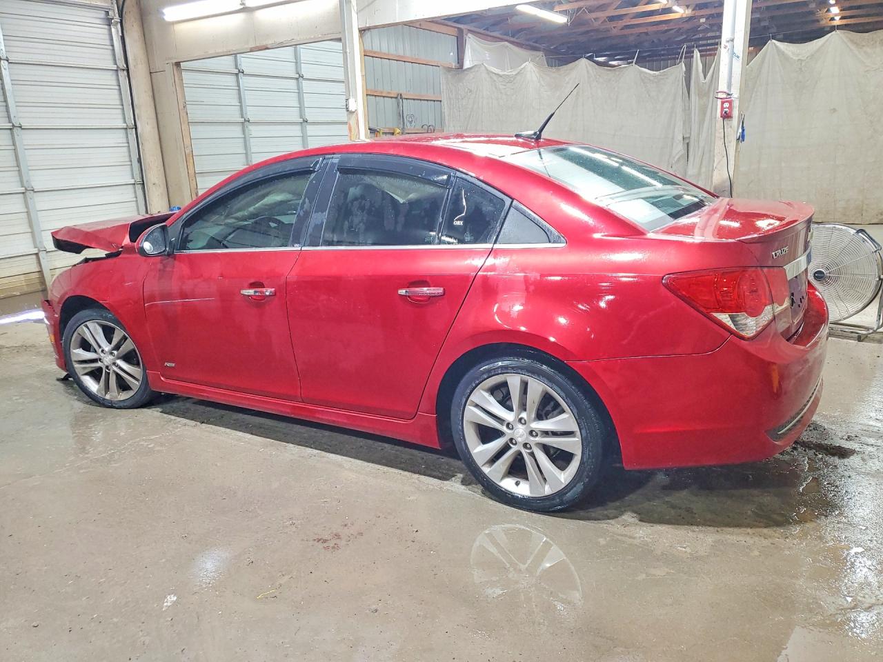 2012 Chevrolet Cruze Ltz Red vin: 1G1PH5SC6C7184361