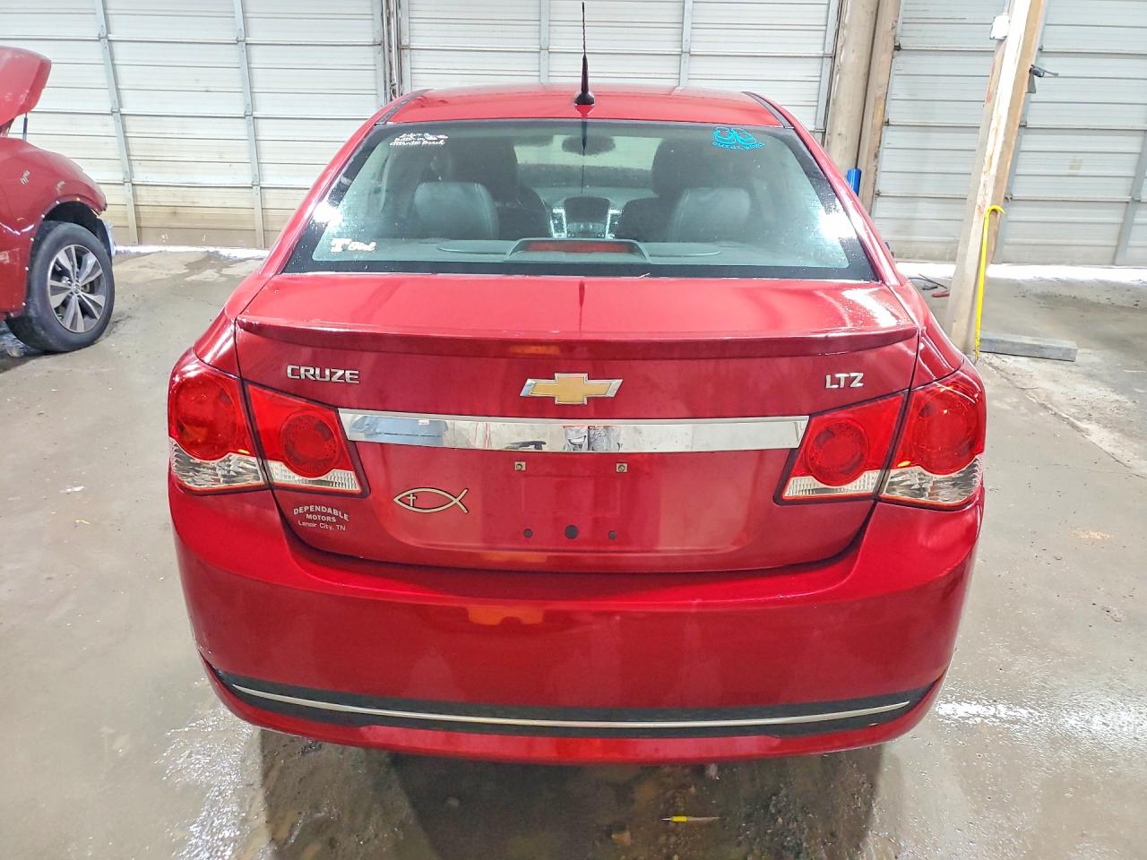 2012 Chevrolet Cruze Ltz Red vin: 1G1PH5SC6C7184361