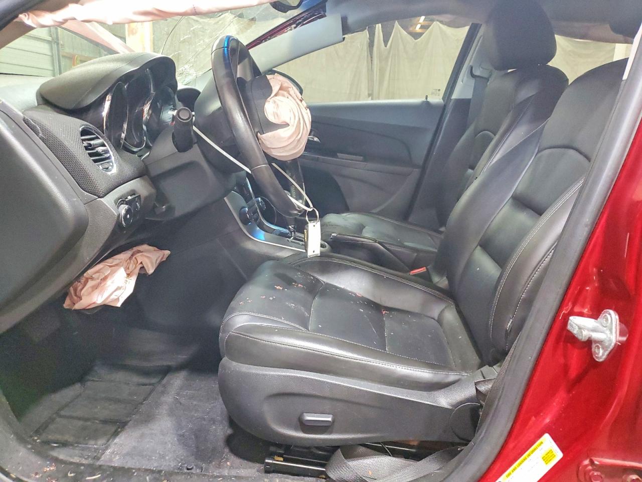 2012 Chevrolet Cruze Ltz Red vin: 1G1PH5SC6C7184361