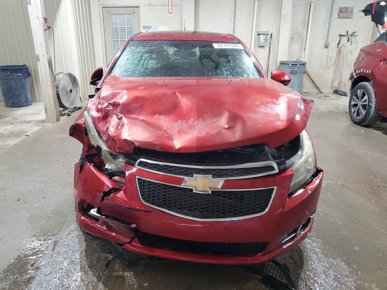 2012 Chevrolet Cruze Ltz Red vin: 1G1PH5SC6C7184361