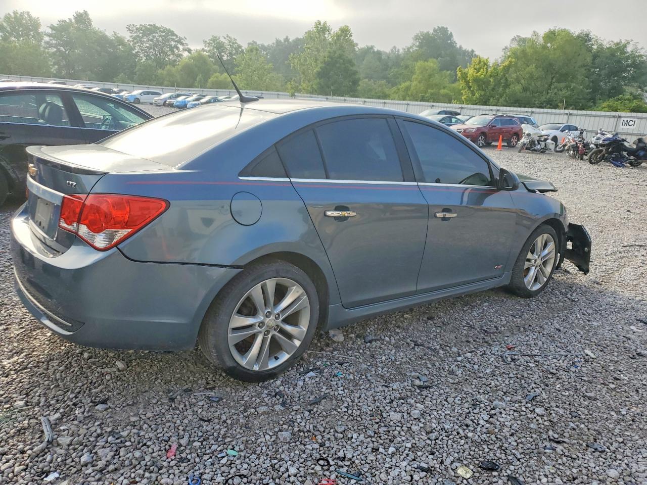 2012 Chevrolet Cruze Ltz Blue vin: 1G1PH5SC6C7327132