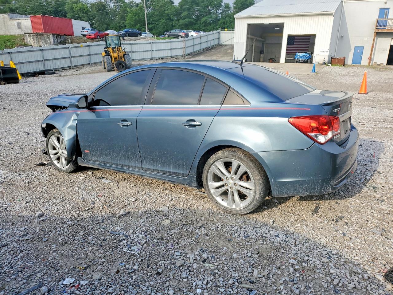 2012 Chevrolet Cruze Ltz Blue vin: 1G1PH5SC6C7327132