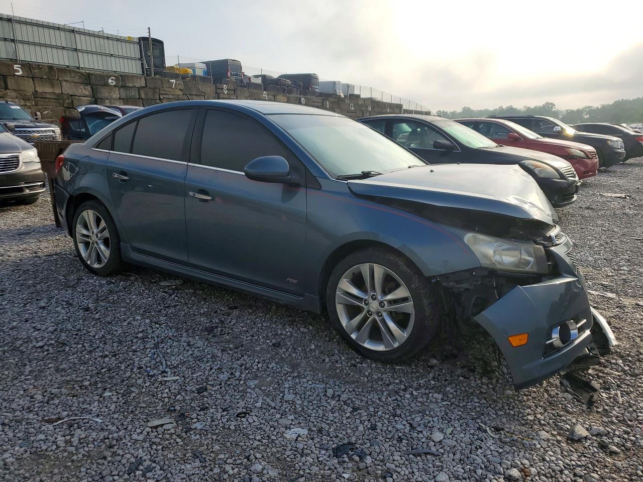 2012 Chevrolet Cruze Ltz Blue vin: 1G1PH5SC6C7327132