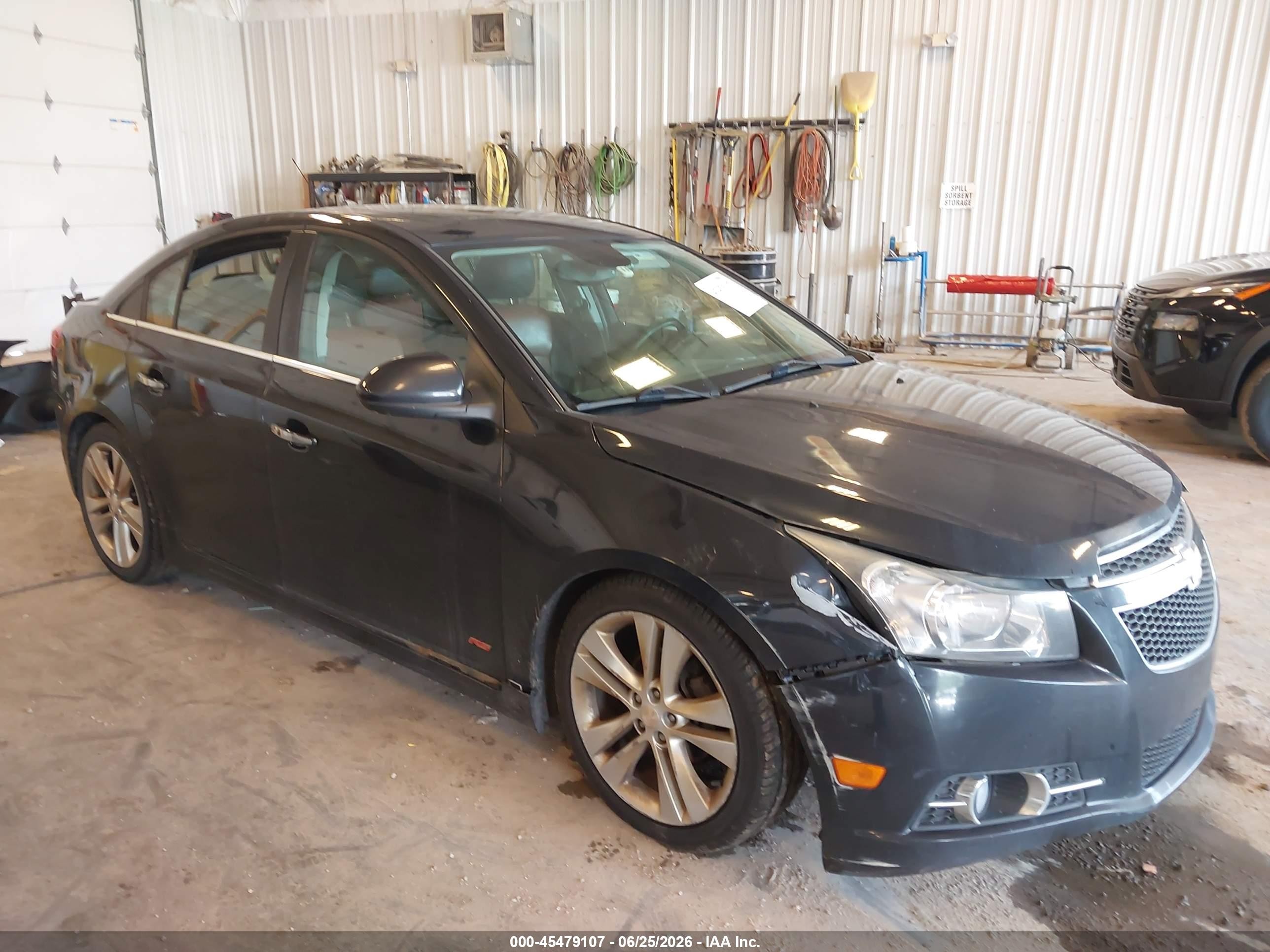 2012 Chevrolet Cruze Ltz Gray vin: 1G1PH5SC6C7392773