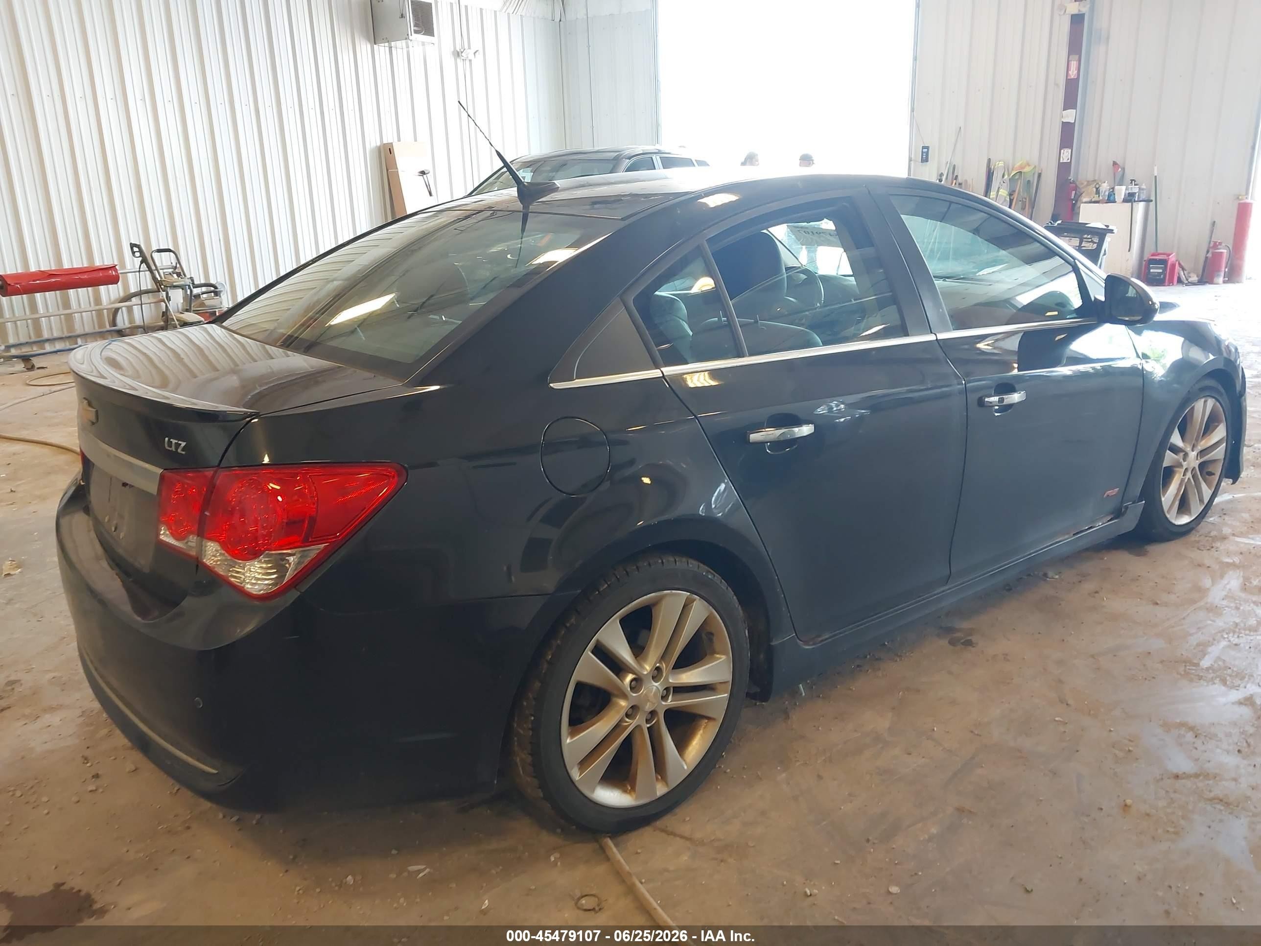 2012 Chevrolet Cruze Ltz Gray vin: 1G1PH5SC6C7392773