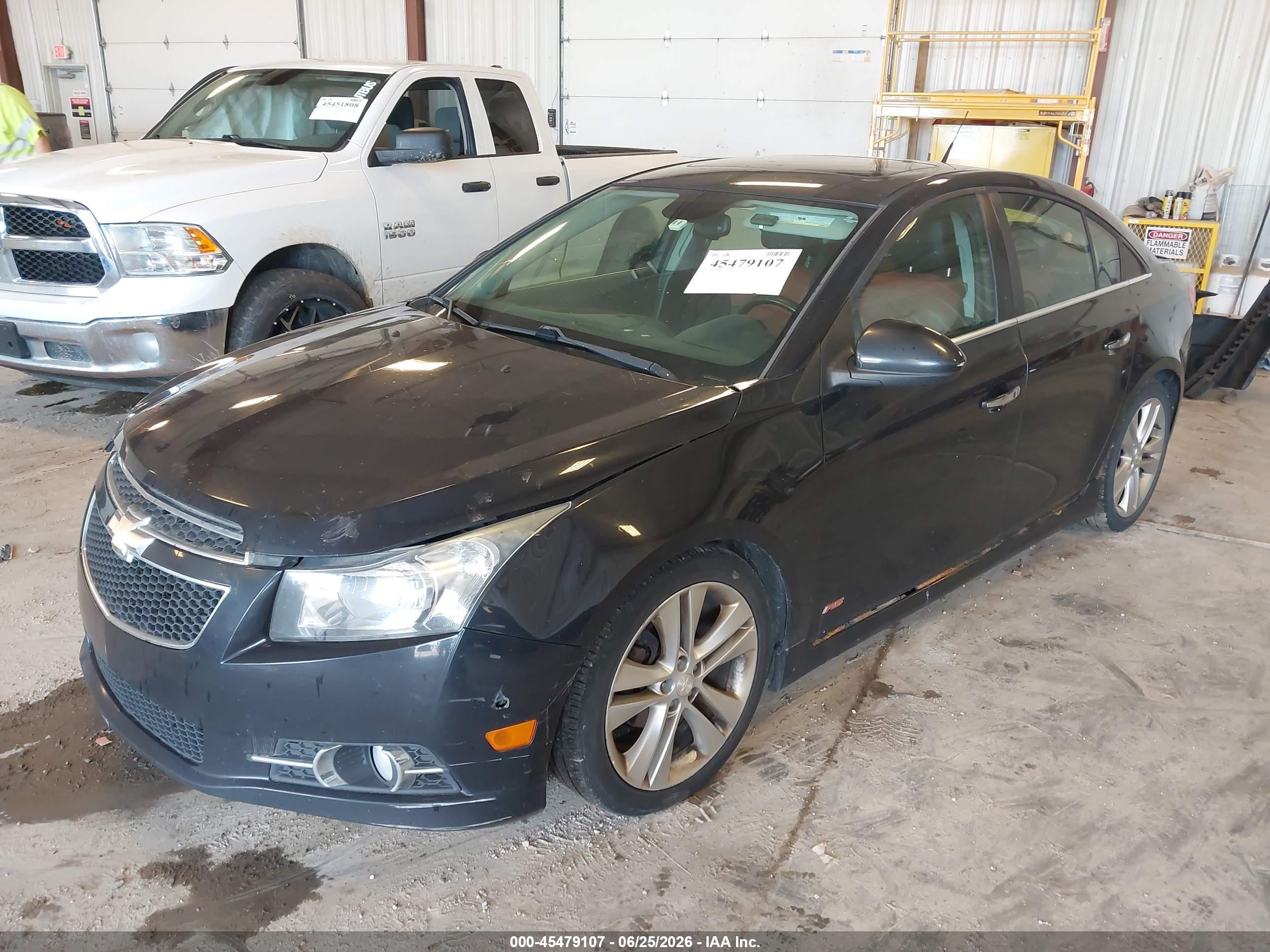 2012 Chevrolet Cruze Ltz Gray vin: 1G1PH5SC6C7392773