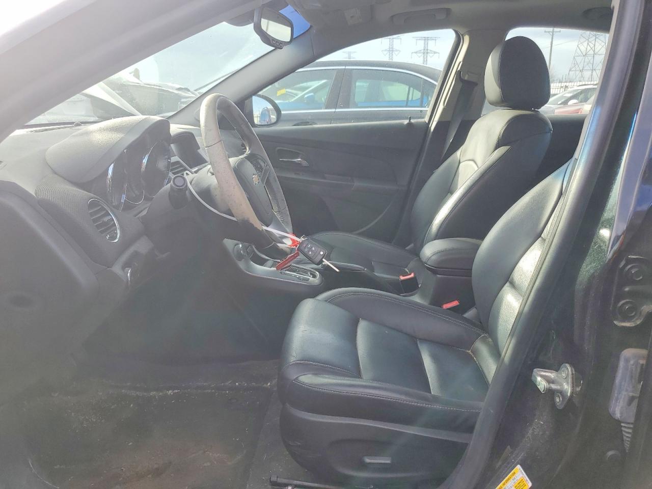 2012 Chevrolet Cruze Ltz Black vin: 1G1PH5SC7C7130616
