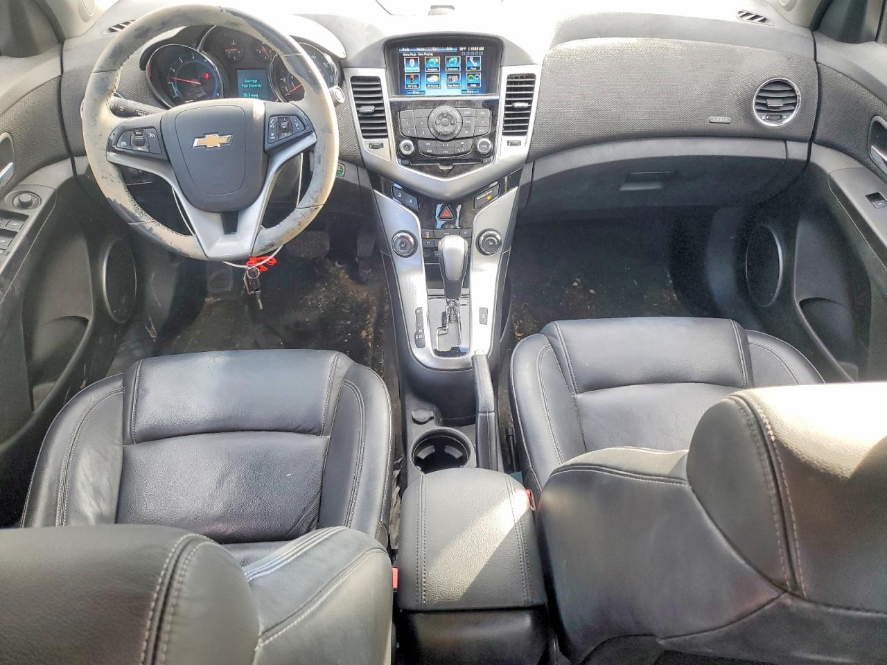 2012 Chevrolet Cruze Ltz Black vin: 1G1PH5SC7C7130616