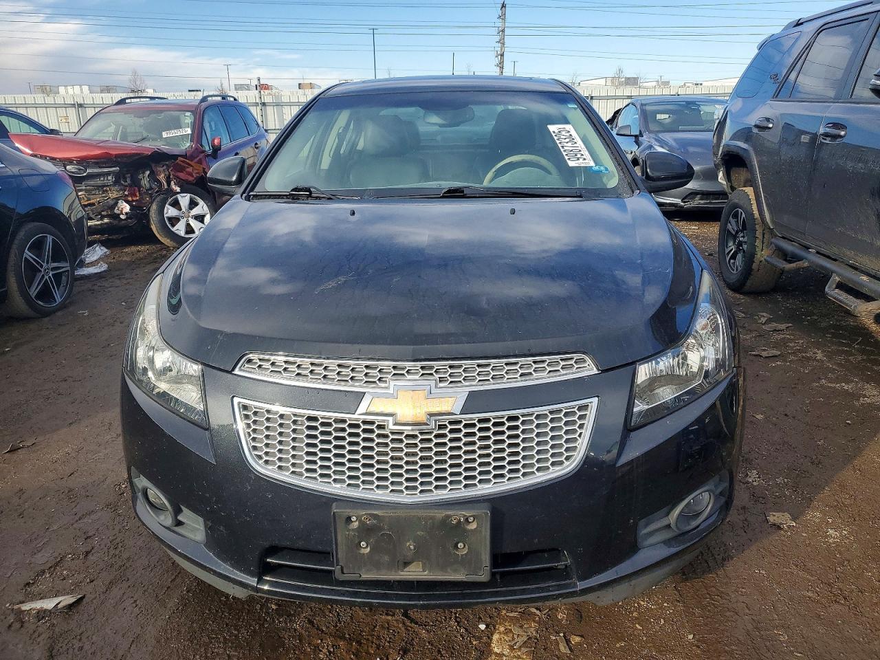 2012 Chevrolet Cruze Ltz Black vin: 1G1PH5SC7C7130616