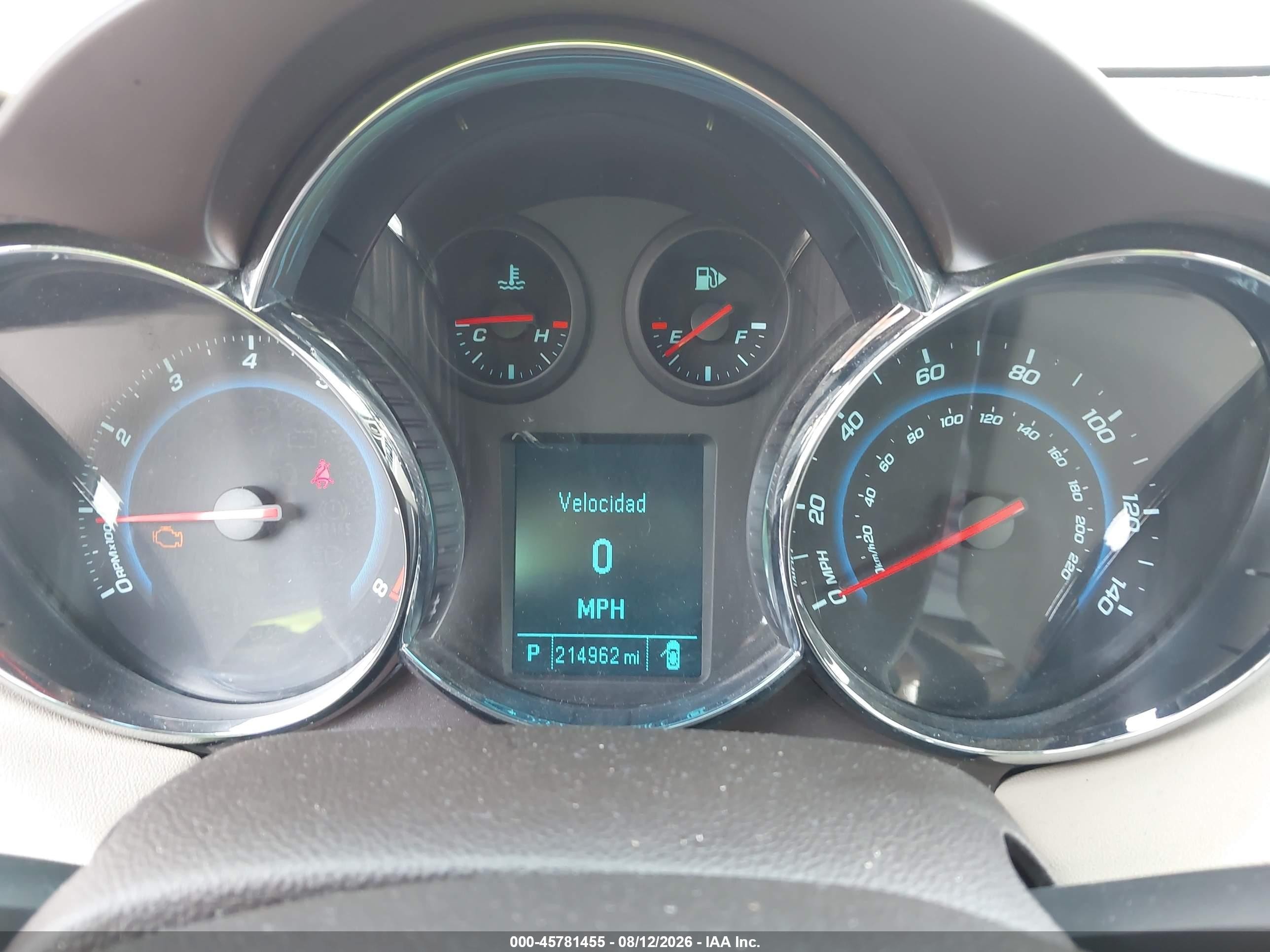 2012 Chevrolet Cruze Ltz Красный vin: 1G1PH5SC7C7137405