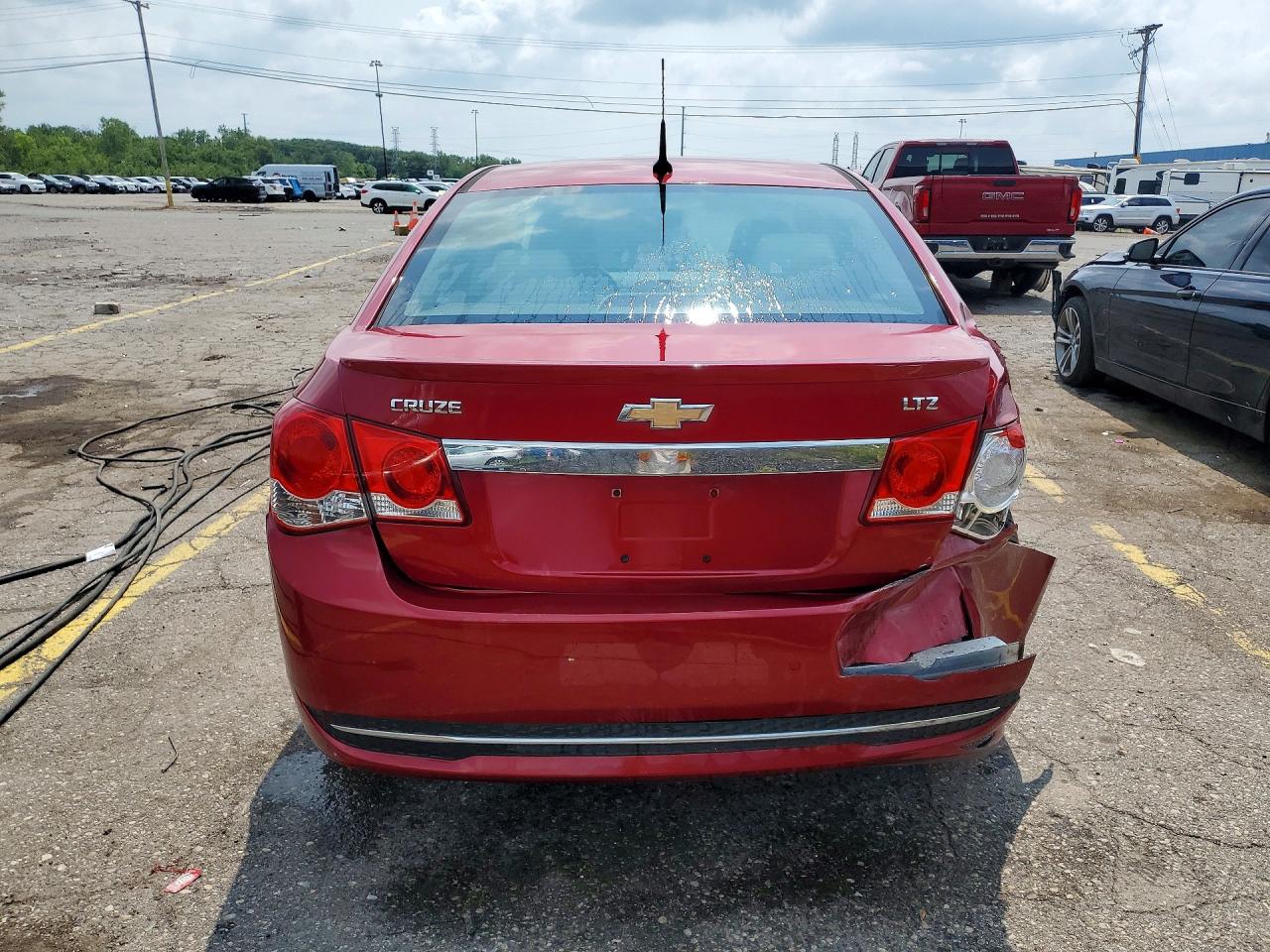 2012 Chevrolet Cruze Ltz Красный vin: 1G1PH5SC7C7178472
